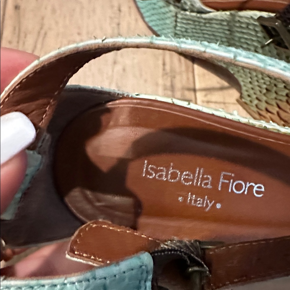 Y2K Isabelle Fiore Handbag & Shoes Set  ! Size 7 wedges.  2 item set - Picture 15 of 16